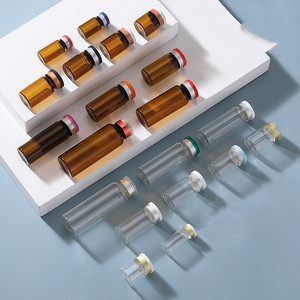 Thickened Light-proof Amber Plastic Vials for Lyophilized Powder Skin Care Serum Sterile Safe Eco-Friendly Customizable - Product Image 3