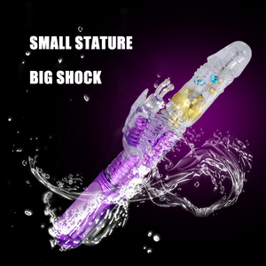 Frauen-Vibrator mit Schmetterlingsform, 6 Vibrationsmodi und 8 Geschwindigkeiten, Großer <span class=keywords><strong>Dildo</strong></span> mit Rotierenden Perlen - Product Image 4