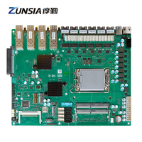 Motherboard Firewall Jaringan Zunsia Generasi ke-12/13 LGA1700 untuk Server dengan 6*2.5g Lan 4*10g Port SFP Motherboard Server 2U/1U