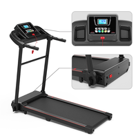 Tapis de course électrique pliable et portable pour la remise en forme à domicile avec moniteur de fréquence cardiaque - Prix de gros