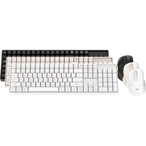 Aigo GK104 Teclado compacto inalámbrico teclado multidispositivo teclado de computadora