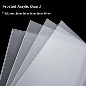 แผ่นอะคริลิค PMMA แบบฝ้า ขนาด 4 มม. 6 มม. 8 มม.  ขนาด 48"x 96" สำหรับตู้โชว์สินค้า ฉากกั้นห้อง ตัดตามสั่ง - Product Image 2