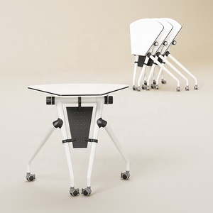 Opvouwbare Vergaderzaal Tafels <span class=keywords><strong>Computer</strong></span> Bureau Stapelbare Cabriolet Vergaderruimte Uitschuifbare Kantoortafel Met Verstelbare Balk - Product Image 3