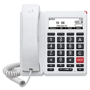 Téléphone IP à gros bouton pour les personnes âgées, téléphone VoIP à 2 lignes - Product Image 1