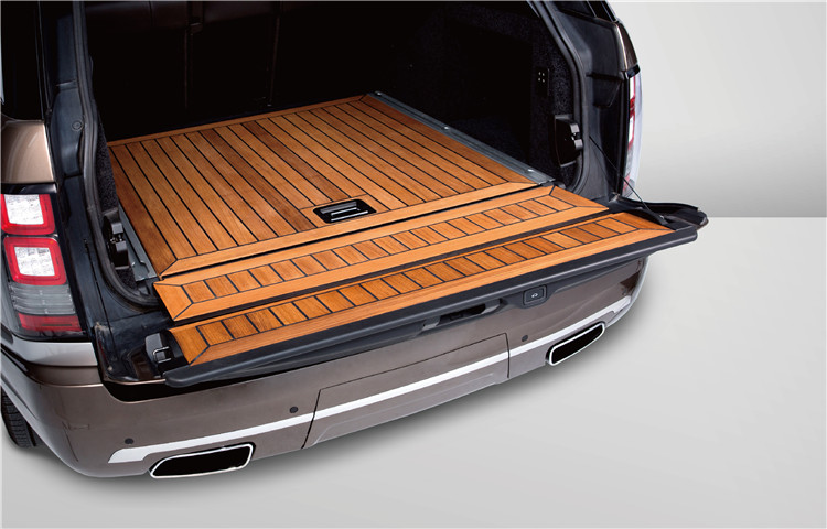 Real Teak Wood Trunk Floor For Range Rover Vogue