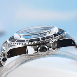 Reloj NH35 con Logotipo Personalizado, Reloj de Pulsera de Acero Inoxidable de Lujo Vintage con Esfera NH35, Movimiento Mecánico Automático, Resistente al Agua para Hombre - Product Image 2