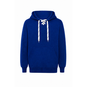 Sweat-shirt à capuche unisexe style jersey rayé en polaire, idéal pour le hockey et les jours de match, pour afficher l'esprit d'équipe - Product Image 4