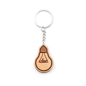 Llavero Personalizado con Logotipo Láser, Llavero con Forma Personalizada, Podemos Hacer Cualquier Forma, Madera, Metal, Bolsa OPP, Diseño Personalizado, 100 Unidades - Product Image 1