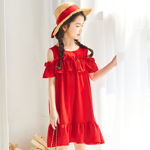 Nuevos trajes rojos de moda moderna para niños, vestidos de estilo turco con tren largo, compra directa al proveedor de China - Product Image 3