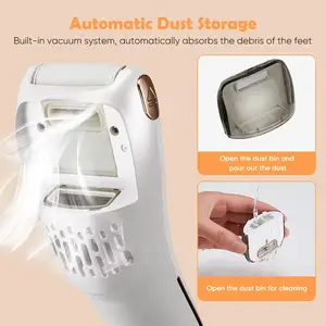 USB Rechargeable Professional Pedicure Foot Grinder Electric Foot Callus Remover for Dead Skin