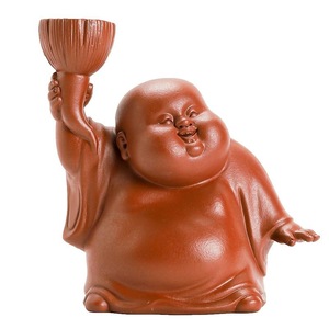 Zisha หนุ่มสาวชาวพุทธชาเครื่องประดับเซนสำหรับถาดชาและโต๊ะน้ำชา - Product Image 5