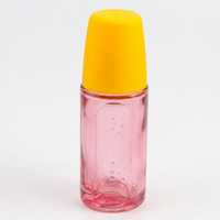 Flacon de parfum en verre ambré de 30 ml avec applicateur compte-gouttes et bouchon sécurité enfant pour emballage cosmétique