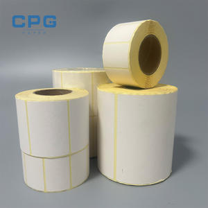 Rouleau d'étiquettes d'expédition de supermarché personnalisées de haute qualité en gros, étiquettes thermiques 4x6, autocollants pour imprimante d'étiquettes - Product Image 1