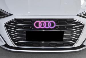 Pour <span class=keywords><strong>Audi</strong></span> 273 285, éclairage LED RGB dynamique pour <span class=keywords><strong>logo</strong></span> avant, lumières LED ambiantes automatiques arc-en-ciel - Product Image 6