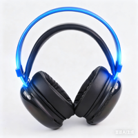 Casque de disco silencieux en gros, disco silencieux à 3 canaux, casque de disco silencieux à LED pour soirée dansante silencieuse