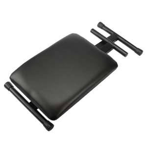 Tabouret de piano X-Style Banc de piano pour personne seule pour piano électronique Tabouret de batterie de guitare Tabouret rembourré plié réglable Noir - Product Image 3
