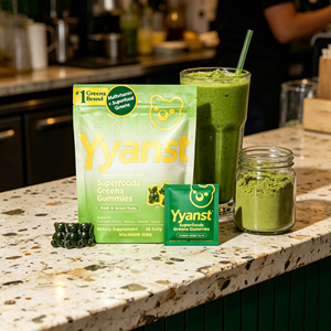 Gomitas de Superalimentos Verdes OEM/ODM, 28 Unidades Diarias # Suplemento Dietético Multivitamínico Superfood de la Marca Greens, con un Sabor Dulce y Fresco - Product Image 3