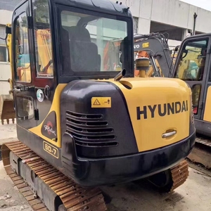 Excavadora de orugas hidráulica Hyundai 90% usada, nuevo motor y motor de 6 toneladas para uso en construcción/Agricultura - Product Image 3
