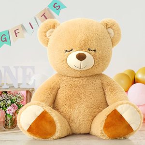 Cadeau de Noël et de la Saint-Valentin, <span class=keywords><strong>ours</strong></span> <span class=keywords><strong>en</strong></span> peluche géant <span class=keywords><strong>rose</strong></span> personnalisé avec des yeux brodés, <span class=keywords><strong>ours</strong></span> <span class=keywords><strong>en</strong></span> peluche doux avec fermeture éclair, unisexe - Product Image 4