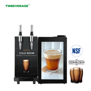 Equipo de Café Comercial de Acero Inoxidable con Pantalla Publicitaria, Máquina de Café de Alta Resistencia de 1/2 Grupo para Cafetería, Hotel, Oficina, NSF - Product Image 5