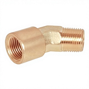 Sur mesure 45 °   Coude en laiton avec finition lisse pour des connexions de tuyauterie de précision - Product Image 1