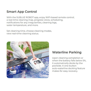 I Robot pulitori della piscina di Design Cordless possono arrampicarsi sui muri e pulire la linea dell'acqua della piscina di 200 metri quadrati - Product Image 3