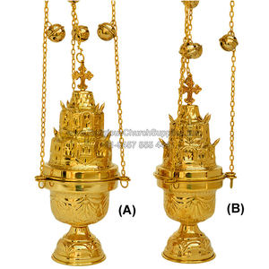 Hermosa incensario de acabado polaco-22241 - Product Image 2