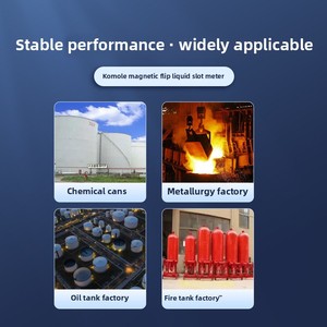 जल टैंकों और तरल माप के लिए विका KSR-BNA औद्योगिक ग्रेड स्टेनलेस स्टील और प्लास्टिक चुंबकीय फ्लैप स्तर गेज - Product Image 5