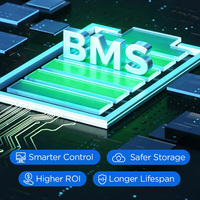 Système de stockage d'énergie domestique modulaire LiFePO4 10kWh 15kWh 16kWh 20kWh avec BMS intelligent, 6500 cycles et stock américain disponible dès maintenant