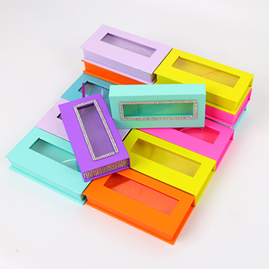 Private Label Magnetic Eyelash <b>Box</b> Custom Paper Lash Packaging for Strip Lashes - Product Image 2