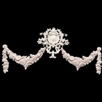 Appliques décoratives traditionnelles en bois massif non peint de haute qualité pour meubles de chambre