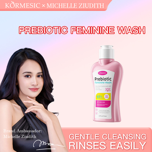 Ensemble de soins féminins prébiotiques Kormesic Private Label, soins intimes pour femmes, gel lavant féminin halal naturel, crème nettoyante douce - Product Image 2