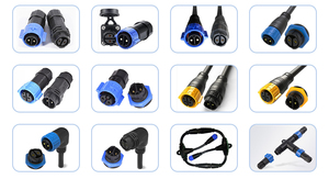 3 + 13 lõi kết nối 3 pin điện 13 pin dữ liệu IP67 Bảng điều khiển không thấm nước gắn kết nữ ổ cắm cáp kết nối M25 jnicon - Product Image 4