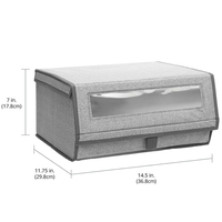 Boîtes de rangement pour placard en tissu empilable moderne pliable personnalisé bacs organisateur de chaussures avec couvercle