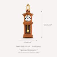 Pendentif en cuivre PVD18 Or 18 carats pour bijoux, lampe de table, armoire, canapé, lit, collier DIY, accessoires quotidiens