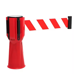 Barrière de sécurité routière rétractable avec cône supérieur rétractable |   Cône - Product Image 1