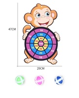 Cible de jeu de fléchettes pour enfants, jouets de fête en plein air, balle collante, jeux de société éducatifs