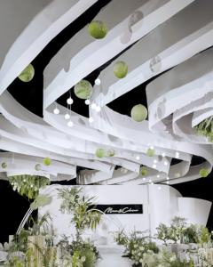 Excelentes Decoraciones de Tul de Fibra para Bodas y Grandes Eventos para Decoración de Techos en Restaurantes, Teatros y Salones - Product Image 6