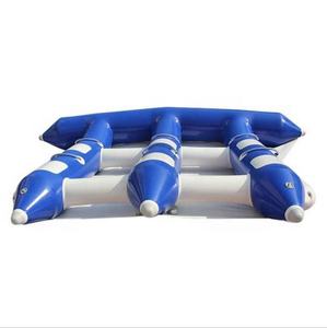 Jeux aquatiques gonflables de haute qualité, bateau banane pour <span class=keywords><strong>6</strong></span> personnes, en vente - Product Image 6