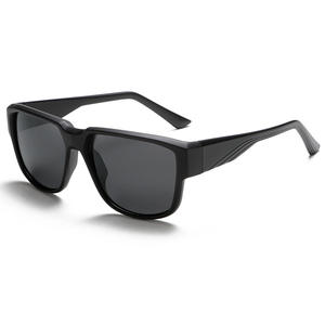 Lunettes de soleil polarisées carrées unisexes Grey Jack KG2558 TR Frame Protection UV400 Noir - Product Image 3