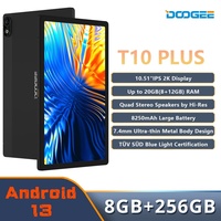 Nueva Tablet PC DOOGEE T10 Plus con Doble 4G y Wi-Fi, Pantalla IPS de 10.1 Pulgadas, 8GB+256GB, 8300mAh, Cuerpo Metálico de 7.4mm, Android 13, Sonido Estéreo de Alta Resolución