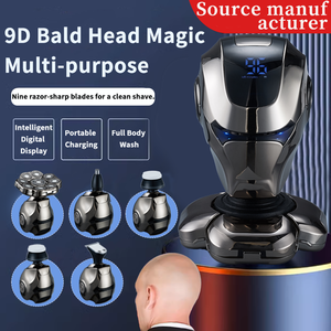 VOAUN-Tête de Rasage Électrique Intelligente, <span class=keywords><strong>Coiffeur</strong></span> <span class=keywords><strong>Chauve</strong></span> avec Lame en Acier Inoxydable <span class=keywords><strong>pour</strong></span> Application de Voiture Domestique - Product Image 5