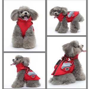 أزياء الكلب سترة مع جيوب عاكسة الأشرطة قابل للتعديل الملابس الدافئة الحيوانات الأليفة للكلاب الصغيرة أفضل بائع - Product Image 5