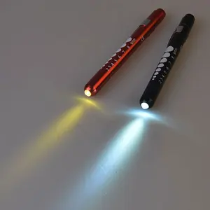 Aluminum Alloy Lightweight Pupil Doctor Diagnostic Nurse Medical Led Pen Light Torch Flashlight Penlight