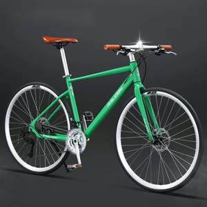 Bicicleta con Frenos de Disco Dobles, Bicicleta de Carretera Urbana con Manillar de Descenso de 700C y 27 Velocidades para Adultos - Product Image 1