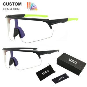 Nouvelles Lunettes de Soleil de Sport Légères UV400 à Monture Complète Rondes pour Cyclisme, Protection Oculaire Extérieure <span class=keywords><strong>Photochromique</strong></span> - Product Image 2