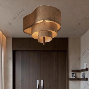 Wabi Sabi Style Ceiling <b>Light</b> Led Hardwired Suspended For Bedroom <b>Dining</b> Room - Product Image 4