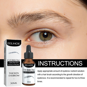 EELHOE Stylo à sourcils liquide stimulant la croissance, à base de plantes naturelles, pour rehausser les sourcils - Product Image 3