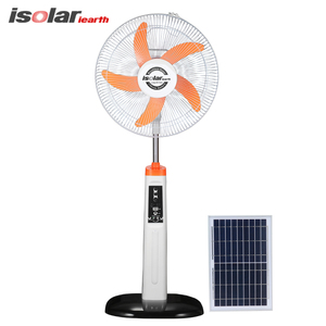 High Speed <b>Standing</b> <b>Fan</b> Rechargeable Solar <b>Fan</b> - Product Image 2