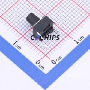 TSD001B08018A03 Tactile Switch Through hole Component (THT)-4P,6x6mm Switch Round Button 1.8N Through Hole 6mm - Product Image 2